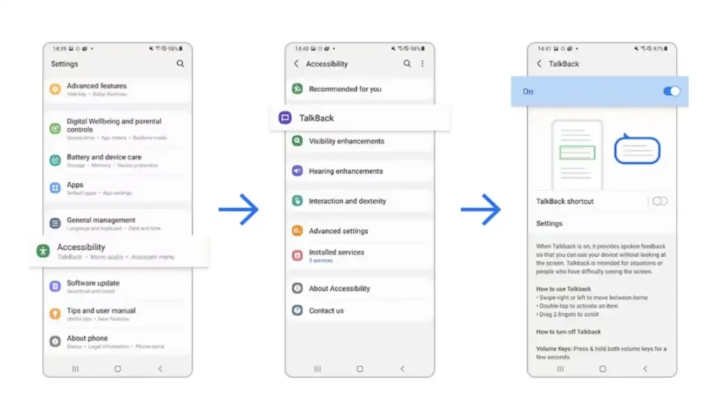 Mengatasi Layar HP Tidak Bisa Disentuh dengan TalkBack